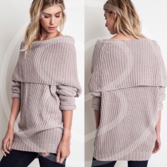 SYDNEY sweater top - MAUVE - Picture 4 of 4
